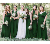 Sleeveless Dark Green Multiway Infinity Bridesmaid Dress-27dress